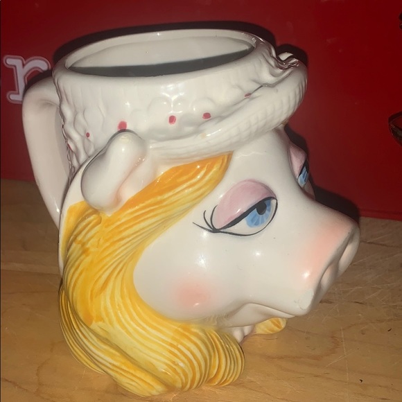 Vintage Miss Piggy Jim Henson The Muppets Ceramic - Picture 3 of 5